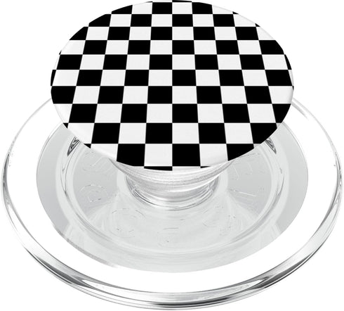 PopSockets PopGrip for MagSafe Black / White Classic Checkered Big Checkerboard
