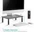 3 LOTEYIKE Monitor Riser Desktop Stand, Flat Screen TV Monitor Stand Riser, Sturdy Metal Laptop Computer Monitor Stand
