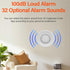 WiFi Siren Alarm, Smart Home Wireless Burglar Alarm, 100dB Sounder, Tuya App Control, Compatible with Alexa