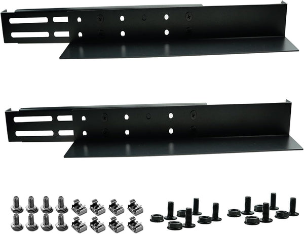 Suprwin 1U Server Rack Rails, Universal Rack Mount Rails Fit for Dell Compaq