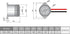 Fielect 5Pcs Alarm Buzzer DC12V 90dB Active Electronic Buzzer, Continuous Sound Beep Speaker