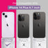 DEENAKIN iPhone 14 Plus Case with Screen Protector, Enhanced Camera Cover, Slim Fit Protective Phone Case, Hot Pink