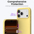 ORNARTO 17 6.9", 3 Compatible with iPhone Pro Max Case Slim Liquid Silicone Layers Soft Gel Rubber Shockproof