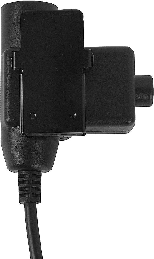 Invisio Tactical Headphone Adapter K1 U94 PTT, 7.0 NATO US, Compatible with Baofeng, Kenwood, Peltor (Black, Military
