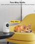 Dzees 2K Indoor Security Pet Camera, No Subscription, 360° WiFi with MagicPix Night Vision, 2-Way Audio, Motion Tracking