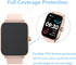 6 Pack Screen Protector for IDW13 / IDW15 / IDW19 Smart Watch, Full Coverage Clear TPU Film Compatible