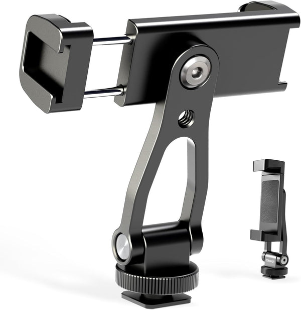 ZOINSHOT All Metal Phone Tripod Mount, 360 Rotation Tripod Phone Mount with 2