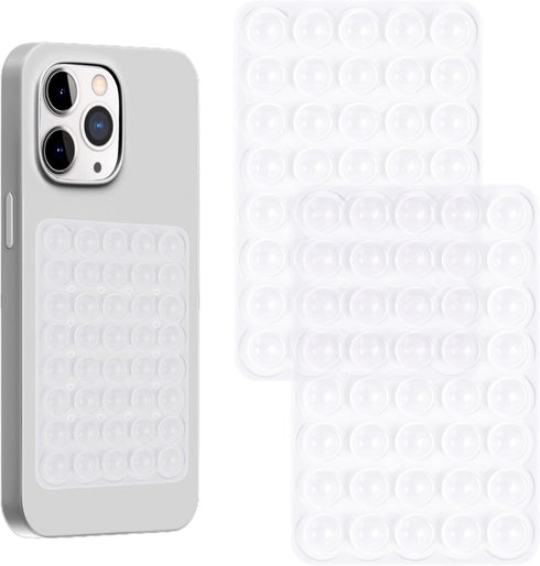 sicitu Silicone Sticky Phone Grip, Adhesive Suction Cup Phone Case Mount, Phone Grip