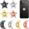 SynHHergyx 8 Pcs Stars Moon Cell Phone Ring Holder Metal Phone Finger Grip