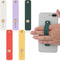 Phone Loop Finger Holder, 5pcs Phone Grip Straps, Silicone Phone Finger Strap for Most Smartphones (Yellow, Purple,