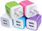 USB Charger Plug, Wall Charger, 5-Pack 2.1A/5V Portable Power Cube Adapter - Compatible for iPhone, Samsung Galaxy