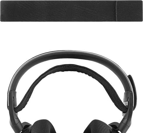 Geekria Flex Fabric Headband Pad - Compatible with SteelSeries Arctis 7, Arctis 9X, Arctis PRO Headphones, Black