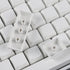 YMDK 124 Key White Blank ZDA XDA V2 PBT Keycaps for MX Keyboard 104 87 61 Melody 96 KBD75 ID80 GK64 SP84