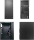 TGDGAMER USB3.0x1 80MM Matx Case:High Airflow Micro ATX Case, Support MATX, Mini-ITX, Micro ATX Case Slim with I/O