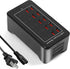 USB C Charger Block 100W Charging Station, 20-Port (20A) Multiple Charging Hub for Apple iPhone, iPad, Samsung, Pixel,
