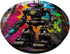 Robotic Dystopian Graffiti Splatter Art Futuristic Robot PopSockets Standard PopGrip