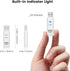 USB3.0 SD/TF Card Reader, High-Speed Dual Slot OTG Memory Card Adapter for Micro SD/SD/SDXC, Compatible with MacBook