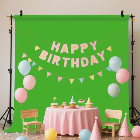 LYLYCTY 8x10FT Green Screen Photo Backdrop, Chroma Key Background for Photography, Live Streaming, Zoom Video Studio