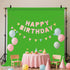 LYLYCTY 5x7FT Green Screen Photo Backdrop, Chroma Key Background for Photography, Live Streaming, Zoom Video Studio