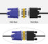 ENUODA VGA Coupler 2 Pack, VGA SVGA Connector 15 Pin Female to Female Mini Gender Changer Adapter