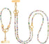 Crystal Phone Strap Crossbody and Wrist Lanyard, Anti Theft Layered & Wrist
