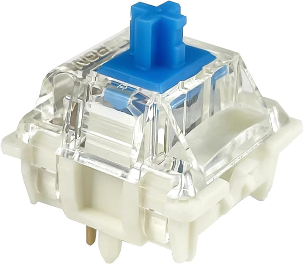 Gateron G Blue Pro 3.0 Switches, 5 Pin Pre Lubed RGB SMD Clicky Switches for MX Gaming Mechanical Keyboard (Blue, 72PCS)