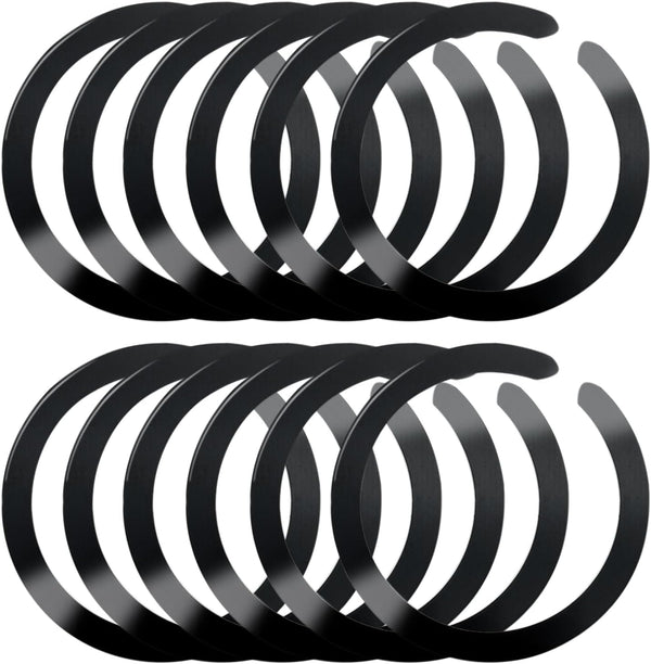 12 Pcs Universal Metal Ring Sticker Compatible with MagSafe for iPhone 13 12 Pro Mini Max, Car Charger Kit