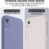 Vooii Lavender Grey iPhone XR Case, Upgraded Liquid Silicone with Square Edges and Camera Protection