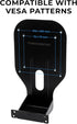 HumanCentric VESA Mount Adapter Bracket for HP Monitors, 2011x, 2211x, 2311x, 2511x, 2711x