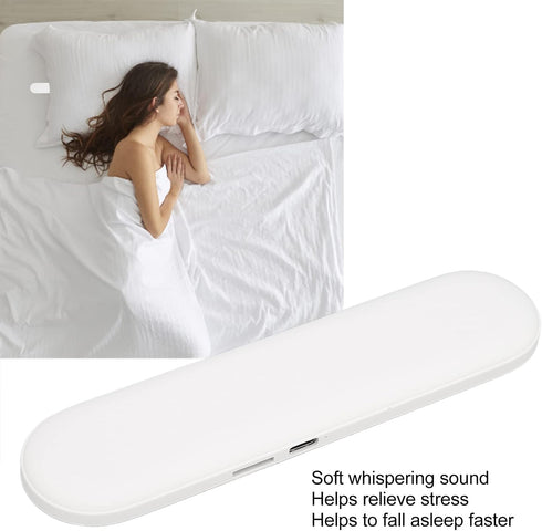 Cuifati Ultra Thin Pillow Speaker, Mini Bone Conduction Pillow Speaker with Stereo Bass, Bluetooth Pillow Speaker for Sleeping with Timer Function(Black)