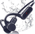 FEICO Bone Conduction Headphones with Built-in MP3 32GB Sports Headset, IP68 Waterproof,
