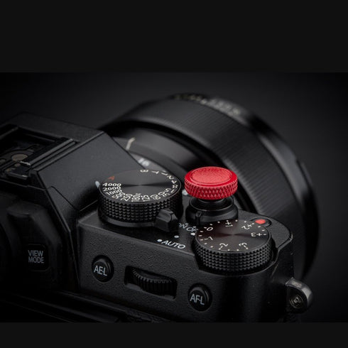JJC Soft Release Button for Camera Shutter - Compatible with Fuji X-T5, X-T4, X-T3, X-T30, X-PRO3, Sony RX1R II, Leica