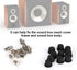 10 Pairs Snap Fastener Metal Speaker Grill Guides Speaker Fixing Button Speaker Fasteners Speaker Snap Fastener Sound Box Mesh Cover Frame Speaker Body Snap Fastener