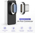 USB C Magnetic Adapter 24Pin, Type C Connector (2 Pack) for PD 140W Fast Charge, 8K Video Output, Compatible with
