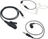 1 Pin Ptt Surveillance Headset Listen and Talk Acoustic Tube Radio Earpiece Ear Picec Mic Headphone for Cobra Microtalk Micro Talk Walkie Talkie cx112 cxt195 px650 px655 rx385 rx680 pr4750