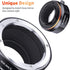 K&F Concept Lens Mount Adapter for Nikon AI F Mount Lens to Micro Four Thirds (MFT, M4/3) Camera - Matting Varnish