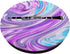 Clarinet Player Gift - Purple Aqua Marble Background PopSockets PopGrip: Swappable Grip for Phones & Tablets