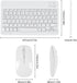 Bluetooth Keyboard and Mouse Combo - Ultra-Slim Portable Rechargeable Wireless Set for iPad, Mac OS, Android