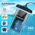 Luminescent Waterproof Phone Case, 7.1" Ultra-Durable Deep Dive Protection, Fits All Smartphones, Fuchsia