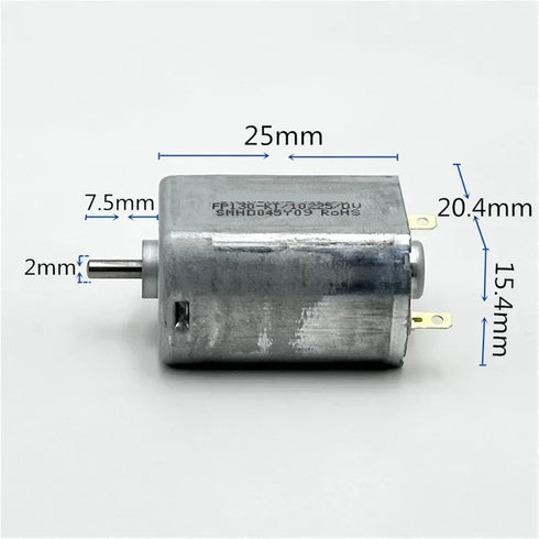 ATNVSE FP130-KT-10225 FK-130SH 6V-12V 13500RPM 1Pcs Carbon Brush Motor DC High Speed for Toy Car Boat Fan Model