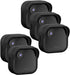 Silicone Cover for Blink Outdoor 4 (4th Gen), Weatherproof Protective Skin with Hat Brim, 5 Pack