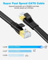 8 1.5ft 3ft 6ft 10ft 15ft 20ft 25ft 30ft 40ft 50ft 65ft 100ft 40Gbps RJ45 (1.5ft DDMALL CAT Ethernet Cable, Flat LAN
