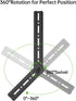 USX MOUNT Soundbar Mount, Flexible TV Mount for Sound Bars up to 16 Lbs, Tool-Free Adjustable for 23-90" TVs