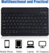 Sanpyl Keyboard - 10in Ultra Thin Bluetooth French AZERT Keyboard, Scissor Slim Waterproof for Tablet Phone Computer