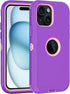 Shop iPhone 15 Plus Case - Heavy Duty, Full Body Rugged, Built-in Screen Protector, Shockproof, Dustproof, 6.7”