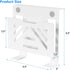 2 22 Lbs MAXECHO Desk Side Storage, Under Desk Laptop Mount, Table Side Hanging File Organizer, No Drill Clamp On Cable