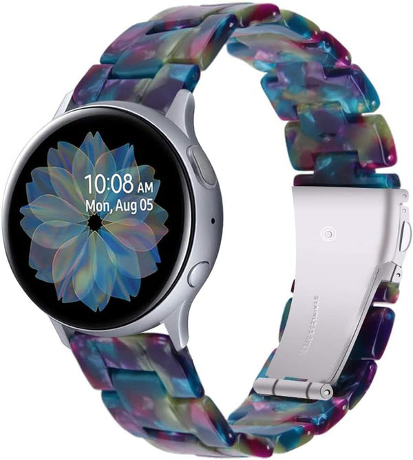 Resin Watch Band for Garmin Vivoactive 5, Replacement Bands for 20mm Smart Watch