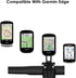 Thinvik Bike Computer Mount for Garmin Edge, Gopro Combo Mount, Compatible with All Garmin Series GPS - CNC Aluminum