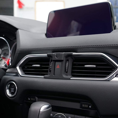 BEERTE Phone Holder for Mazda CX-5 2017-2025, Adjustable Air Vent Car Dashboard Cell Phone Mount