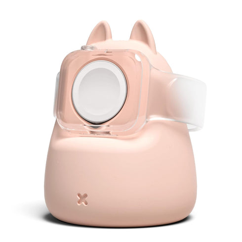 ELETIUO Charging&Display Stand Compatible with Apple Watch Series 49/46/45/44/42/41/40/38mm iWatch Ultra2/Ultra/10/9/8/SE2/7/6/SE/5/4/3/2/1,Cute Silicone Charging